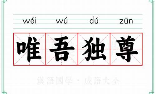 唯吾独尊什么意思解一生肖-唯吾独尊打三个数字