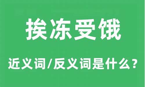 挨冻受饿代表什么生肖-挨冻受饿代表什么生肖动物