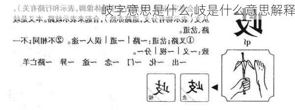 岐字意思是什么,岐是什么意思解释